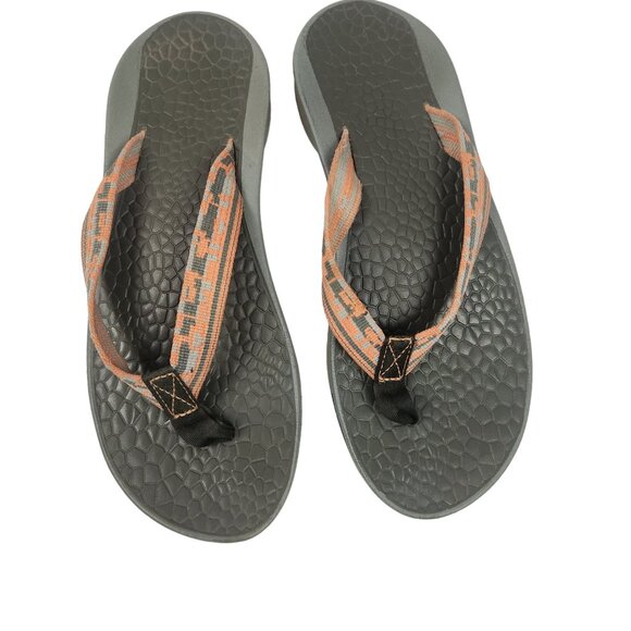 Chaco Ecofit Women Size 9 Flip Flops Comfortable Durable Sandals Textured Sole - Picture 3 of 11